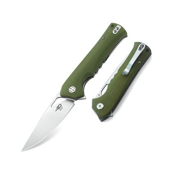 Карманный туристический складной нож Bestech Knife Muskie Green BG20B-1