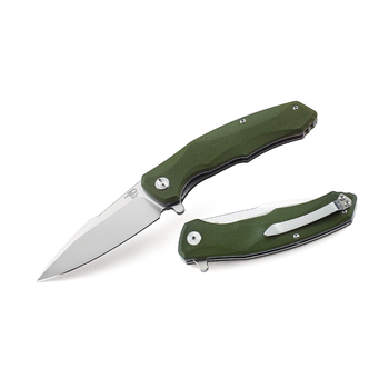 Карманный туристический складной нож Bestech Knife Warwolf Army green BG04B