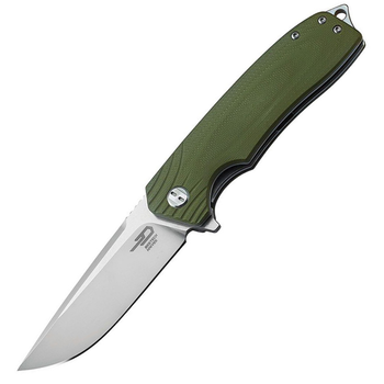 Карманный туристический складной нож Bestech Knife Lion Army Green BG01B