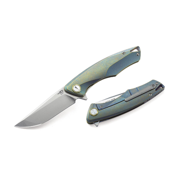 Карманный туристический складной нож Bestech Knife Dolphin Retro Gold BT1707A