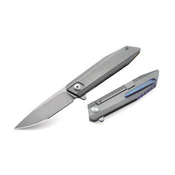 Карманный туристический складной нож Bestech Knife Shogun Grey BT1701A