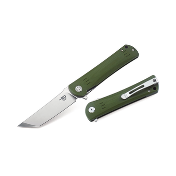 Карманный туристический складной нож Bestech Knife Kendo Army Green BG06B-1