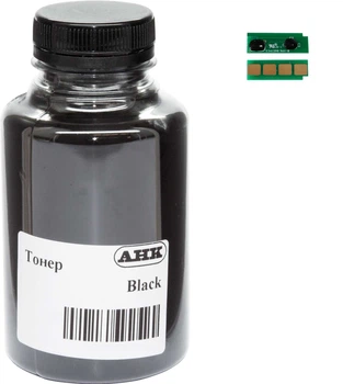 Тонер и Чип для Pantum Black (PC-230R) АНК Black 90г 3203063