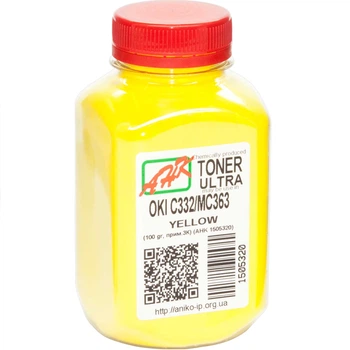 Тонер для OKI Yellow (46508733) АНК Yellow 100г 1505320