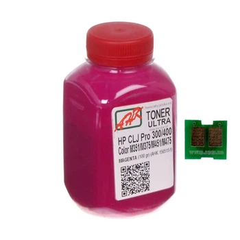 Тонер и Чип для HP 305A Magenta (CE413A) АНК Magenta 100г 1505163