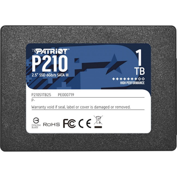 SSD диск 1Tb Patriot P210 SATAІІІ (P210S1TB25)