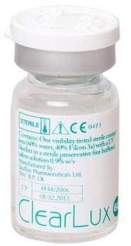 Контактные линзы Sauflon Clearlux 60 UV (Упаковка 1 шт) -1.5