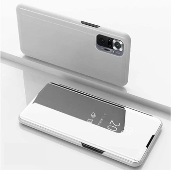 Чехол-книжка Mirror для Xiaomi Redmi Note 12 Pro 4G Зеркальная Серебро