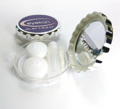 Дорожній набір для контактних лінз Eyekan Bottle Cap Bud Light