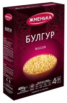 Булгур Жменька в пакетиках для варіння 4 шт * 100 г