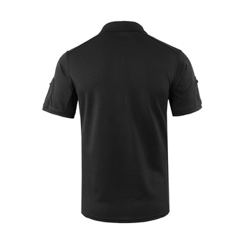 Мужская тактическая футболка с коротким рукавом Lesko A817 Black размер XXL форменная (K/OPT2-4855-15832)