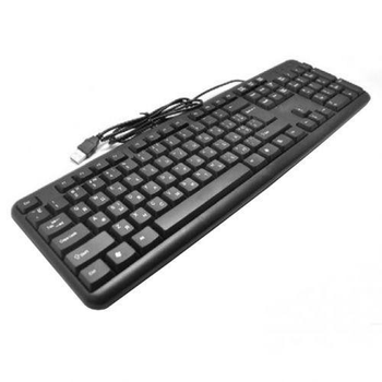 Классическая USB клавиатура проводная для ПК, UKC KEYBOARD X1 K107 черный