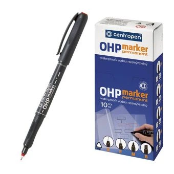 Маркер OHP перманентний «Centropen» 2636