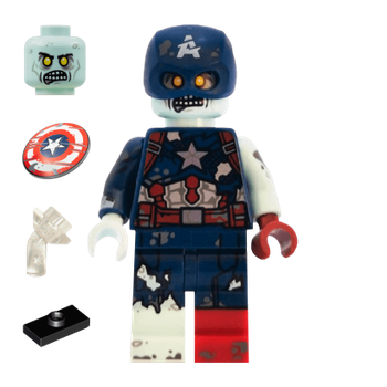 Фигурка Lego Super Heroes Marvel Zombie Captain America colmar-9 1 (71026)