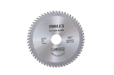Диск пильный Toolex - 125 x 22,2 мм x 60 T (000071060)