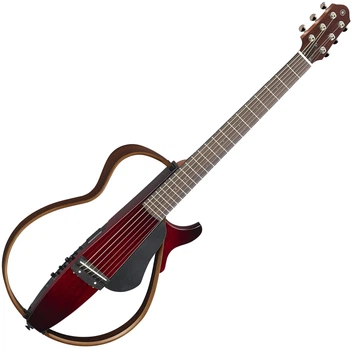 Классическая гитара Silent Yamaha SLG200S Crimson Red Burst