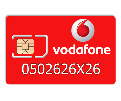 Красивый номер Vodafone 0502626X26