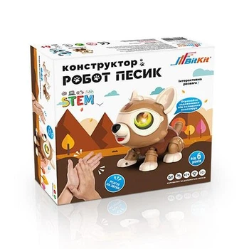 Электрический конструктор для детей BitKit Пёсик детский развивающий конструктор