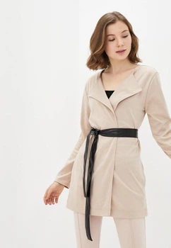 Женский кардиган с поясом Подіум Alexis 27553-BEIGE XL Бежевый