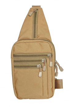 Нагрудная сумка-кобура A-LINE койот (А33)