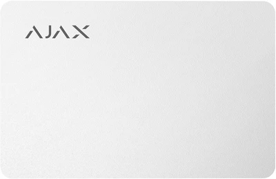 Бесконтактная карта Ajax Pass белая, 10 шт (000022788)
