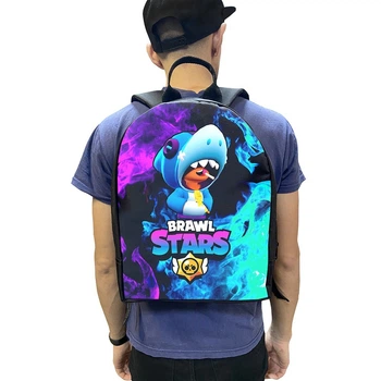 Рюкзак - BRAWL STARS [LEON (SHARK)] 4 - MyTee