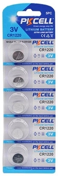 Батарейка литиевая PkCell CR1220 5 шт PC/CR1220)