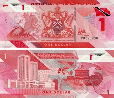 Банкнота Тринідад і Тобаго 1 долар 2020 Полімер UNC (Pnew)