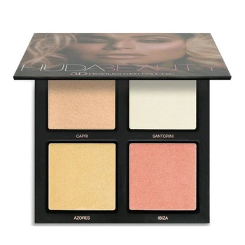 Палетка хайлайтеров Huda Beauty 3D HIGHLIGHTER PALETTE – PINK SANDS