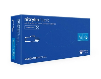 Защитные нитриловые перчатки Nitrylex Basic