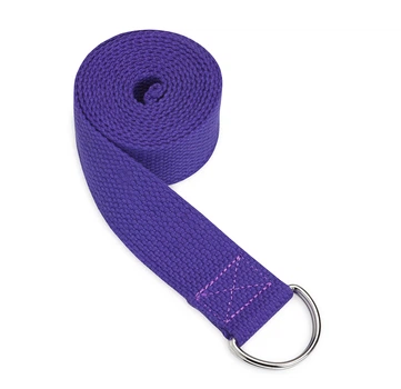 Ремень для йоги YogaLife 183 см Yoga Belt фиолетовый (Пояс для занятий йогой и пилатесом)
