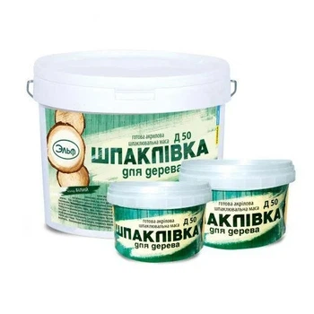 Шпаклівка акрилова для дерева універсальна Д 50 Ельф палісандр 0,4 кг