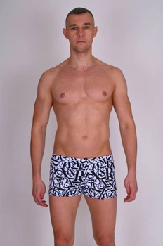 Плавки шортики мужские Uomo Mare 20522 48(M) Черно-Белый