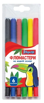 Фломастеры 1 Сентября Zoo Land, 6 цветов