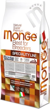 Сухий корм Monge Dog All breeds Puppy&Junior lamb&Rice для цуценят всіх порід зі смаком ягняти та рису