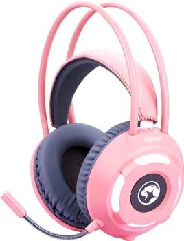Навушники Marvo HG8936 White-LED Pink (6932391904626)