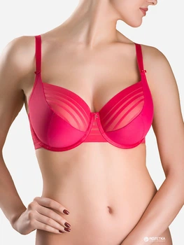 Бюстгальтер з кісточками Conte Lingerie Sport Glam RB6047 75F Брусниця (4810226309117)