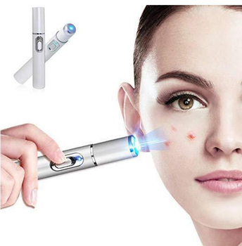 Лазерная ручка для удаления акне и уменьшения морщин на коже KD-7910 Blue Light Acne Treatment Белая (KG-104)