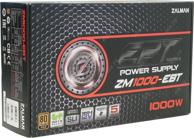 Блок питания Zalman 1000W (ZM1000-EBT)