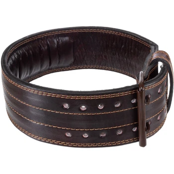 Пояс атлетический кожаный Velo Star 8185 размер XL Dark Brown
