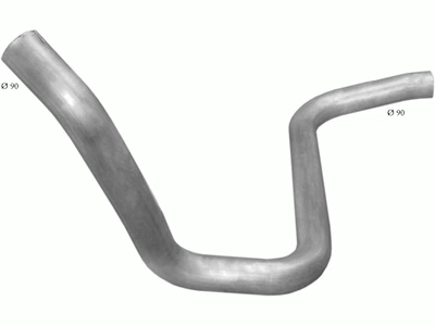 Труба проміжна/з'єднувальна Mercedes 1831 din 53295 (69.10) Polmostrow