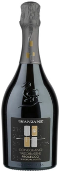 Вино ігристе Le Manzane Conegliano Valdobbiadene Prosecco Superiore Docg Brut біле, брют 0.75 л 11.5% (8033040890029)