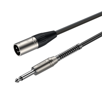 Микрофонный кабель Roxtone SMXJ250L1, XLR - Jack, 2x0.22, 1 м