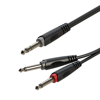 Готовый аудиокабель Roxtone RAYC100L1, Jack - Jack, 2х1x0.14, 1 м