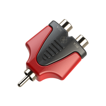 Переходник Roxtone RPAN310 RCA male (папа) - 2xRCA female (мама)