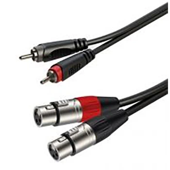 Готовый аудиокабель Roxtone RACC170L2, RCA - XLR, 2х1x0.14, 2 м