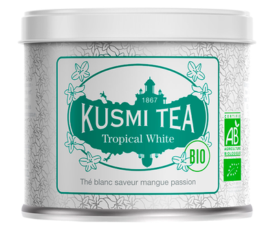 Білий органічний чай Kusmi Tea AquaExotica з/б 90 г