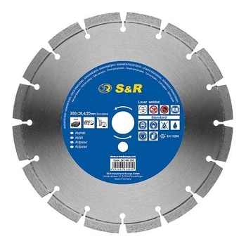 Диск отрезной сегментный S&R по асфальту Standart 450(242465450)