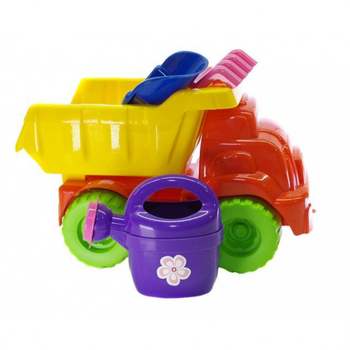 Ігровий Набір DOLONI TOYS для пісочниці №2 013565 з лійкою (Жовто-жовтогарячий)