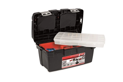 Ящик для инструментов Tayg Box 600-Е 60х30,5х29,5 см с блокирующей ручкой, вкладкой и органайзером (168000)